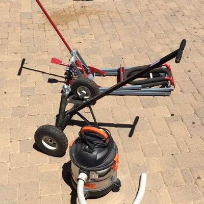 Shop Vac Plus Other Items For Your Garage