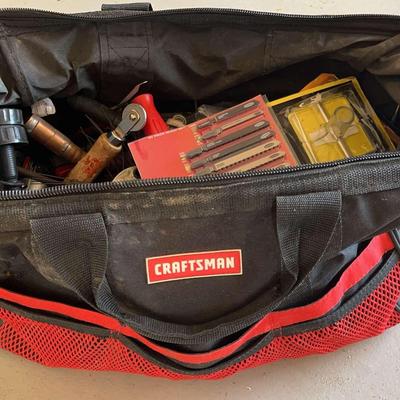 Large Craftsman Grab Bag With Miscellaneous Tools