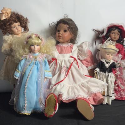 Heirloom, porcelain collectors dolls