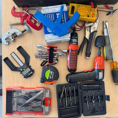 Various Tools, Some In Carriers (Black And Decker And More)