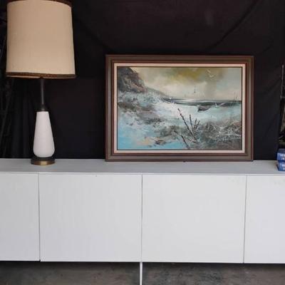 Ct342 wooden white sea decor