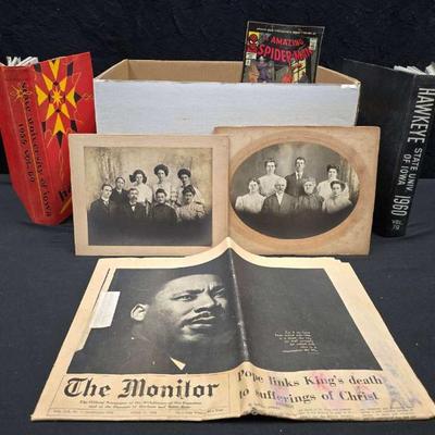 Ct394 mystery lot of vintage printed material