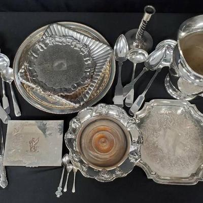 Ct380 silver tone flatware