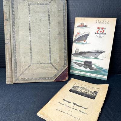 Vintage Programs & Encyclopedias 