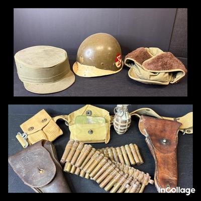 Vintage Military Hats & Accessories 