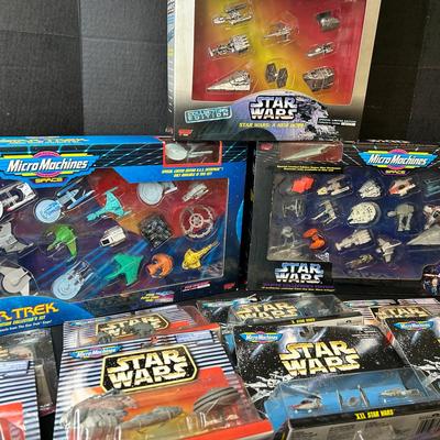Star Wars And Star Trek MicroMachines Collections - New In Packages 