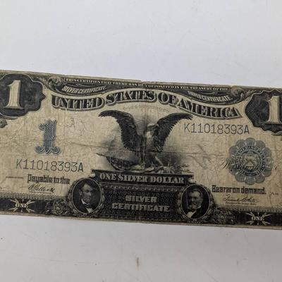 1899 $1 Silver Certificate "Black Eagle" Large Note