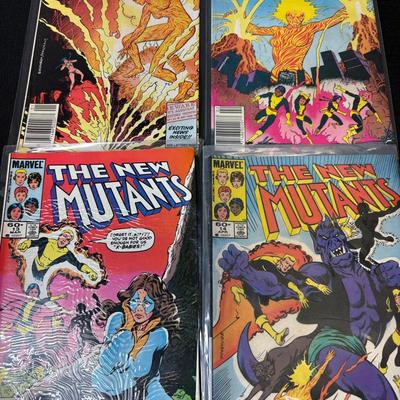 Group Of New Mutants Comic Books 