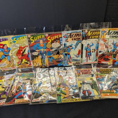 13 Silver Age Superman Comic Books