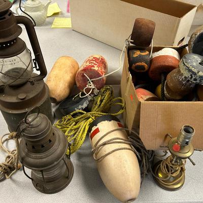 Vintage Nautical - Lanterns - Buoys -  More