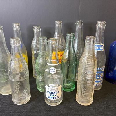 Vintage Bottles-Nehi, Smith, Pepsi, Brownie, Dr Pepper