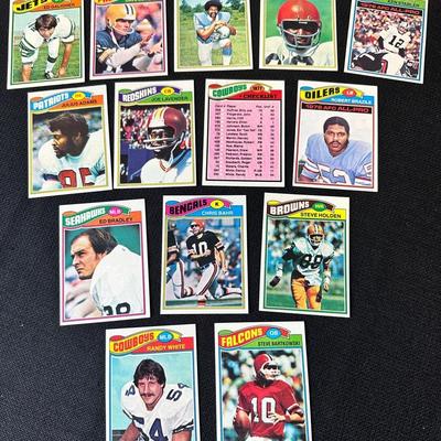 Group Of 1977 Tops Football cards