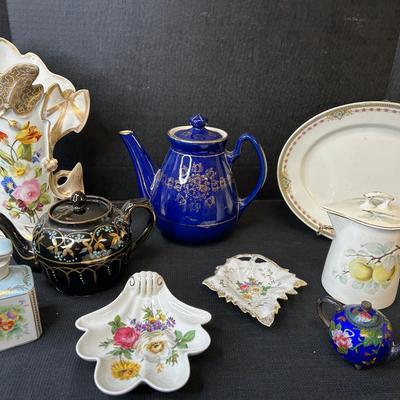 Collection Of China Pitchers And Fine China Decor