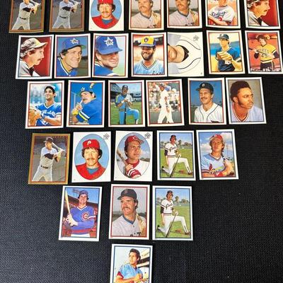Grouping Of 1983 &1984 Topps Baseball stickers