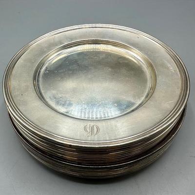 Sterling Silver Dessert Plates