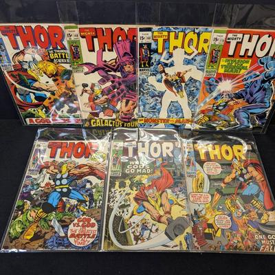 Seven Silver Age Thor Comic Books