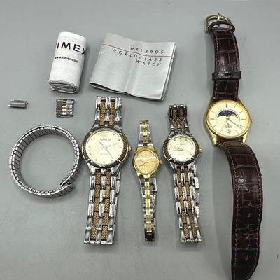Group of Watches: Armitron, Helbros, Geneva