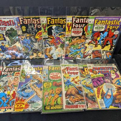 11 Silver Age Fantastic Four Comic Books