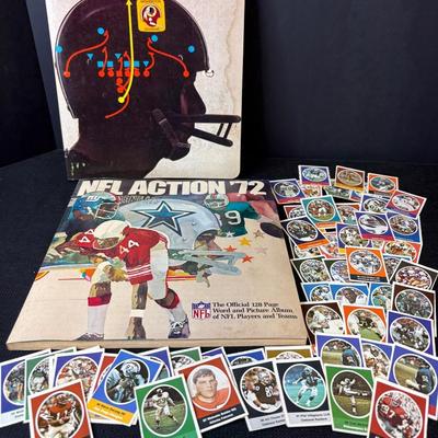 1970’s NFL Sticker Book & Playbook