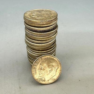 29 Silver Dimes