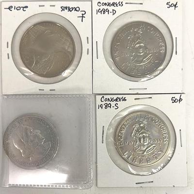 Group Of Commemorative Half Dollars