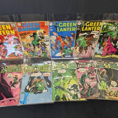 10 Silver Age Green Lantern Comic Books