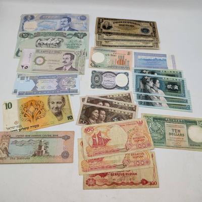 Lot Of Asian Currency 