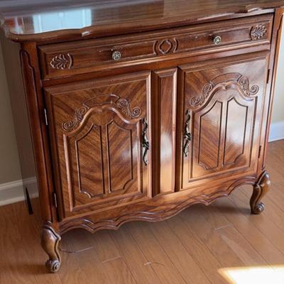Cherry Wood Server Piece For Dining Room
