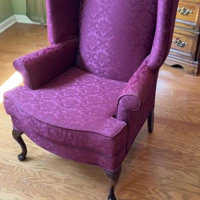Purple Upholstered Chair