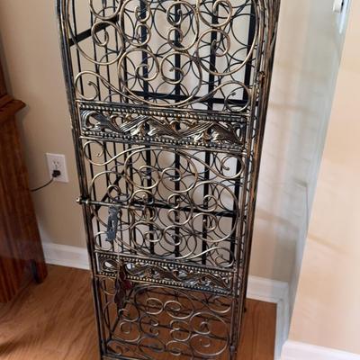 Metal Wine Bottle Stand Or Rack