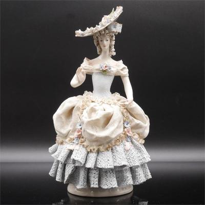 1940s Cordey Porcelain Lady Figurine