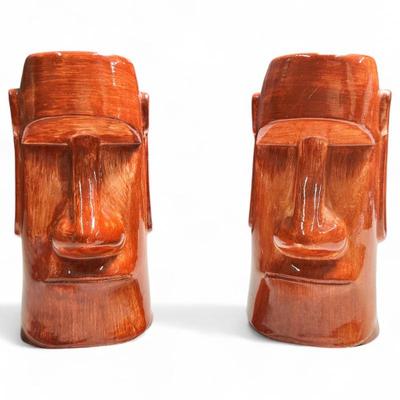 Sale Photo Thumbnail #246: Trader Dick's Moai Head Tiki Mug by Otagiri