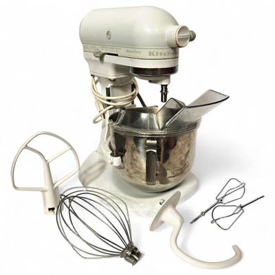 Sale Photo Thumbnail #132: KitchenAid Heavy Duty Stand Mixer w/ Attachments