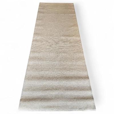 Sale Photo Thumbnail #47: Modern Woven Wool Area Rug Runner, 37.5” x 112”