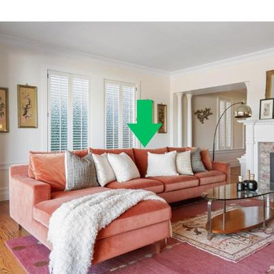 Large Velvet Sectional Sofa