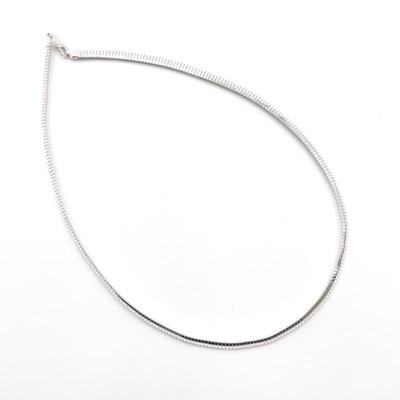 Sale Photo Thumbnail #334: Sterling Silver Omega Chain Necklace