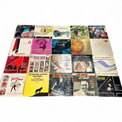Sale Photo Thumbnail #272: Assorted Vintage Vinyl Record Lot, 47 pcs