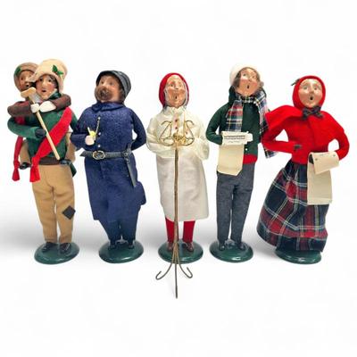 Sale Photo Thumbnail #148: Vintage 5 Byers Choice Carolers Limited figures (1991-1994)