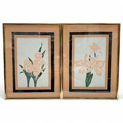 Sale Photo Thumbnail #288: Botanical Watercolor Paintings by B. Dominique
