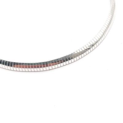 Sale Photo Thumbnail #335: Sterling Silver Omega Chain Necklace