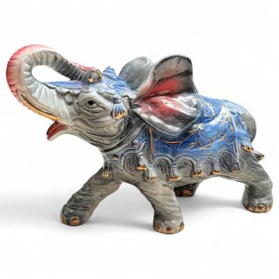 Sale Photo Thumbnail #263: Vintage Japanese Ceramic Elephant Figurine