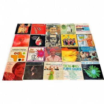 Sale Photo Thumbnail #268: Assorted Vintage Vinyl Record Lot, 43 pcs, 1950s–1970s