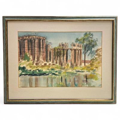Sale Photo Thumbnail #265: Virginia Kniskern Original Watercolor Painting