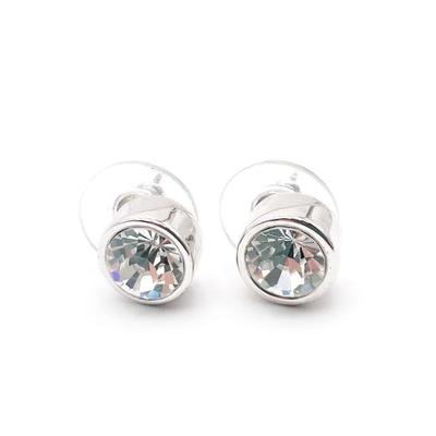 Sale Photo Thumbnail #374: Bezel-Set Crystal Stud Earrings