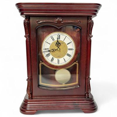 Sale Photo Thumbnail #86: Wooden Table Clock w/ Quartz Movement