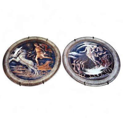 Sale Photo Thumbnail #255: Limoges St. Martin Apollo & Mercurius Collector Plates