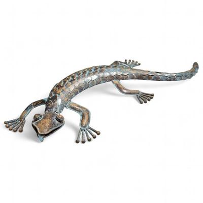 Sale Photo Thumbnail #274: Large Metal Wall Hanging Gecko