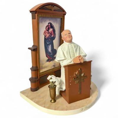 Sale Photo Thumbnail #136: A Prayer to Mary Figure by The Bradbury Mint