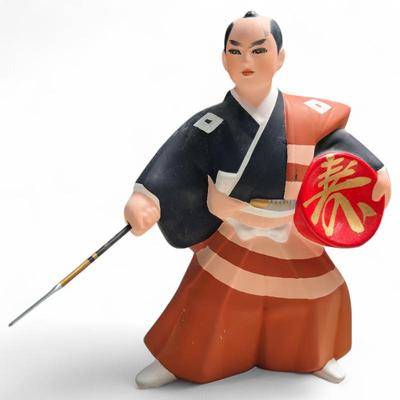 Sale Photo Thumbnail #290: Genuine Hakata Doll Samurai Warrior Kuroda Bushi