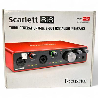 Sale Photo Thumbnail #75: Focusrite Scarlett 8i6 3rd Gen USB Audio Interface